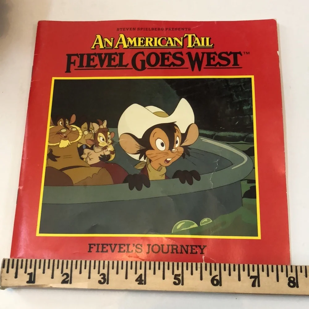 Fieval Goes West Book An American Tail FIEVAL GOES WEST Fieval JOURNEY